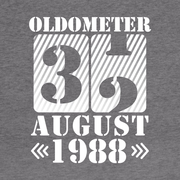 Oldometer 32 Years Old Was Born In August 1988 Happy Birthday To Me You by DainaMotteut